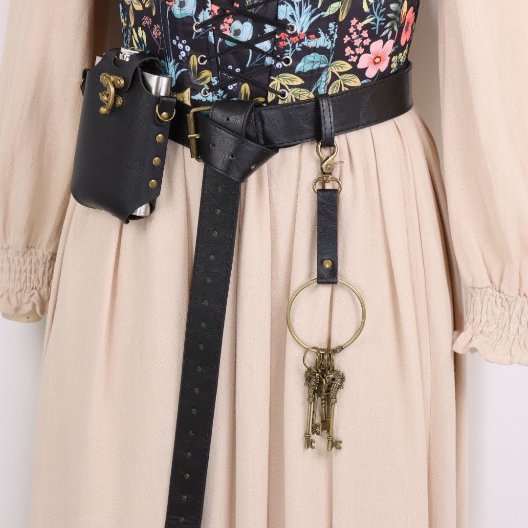 Medieval Renaissance Utility Belt & Pouch Accessories