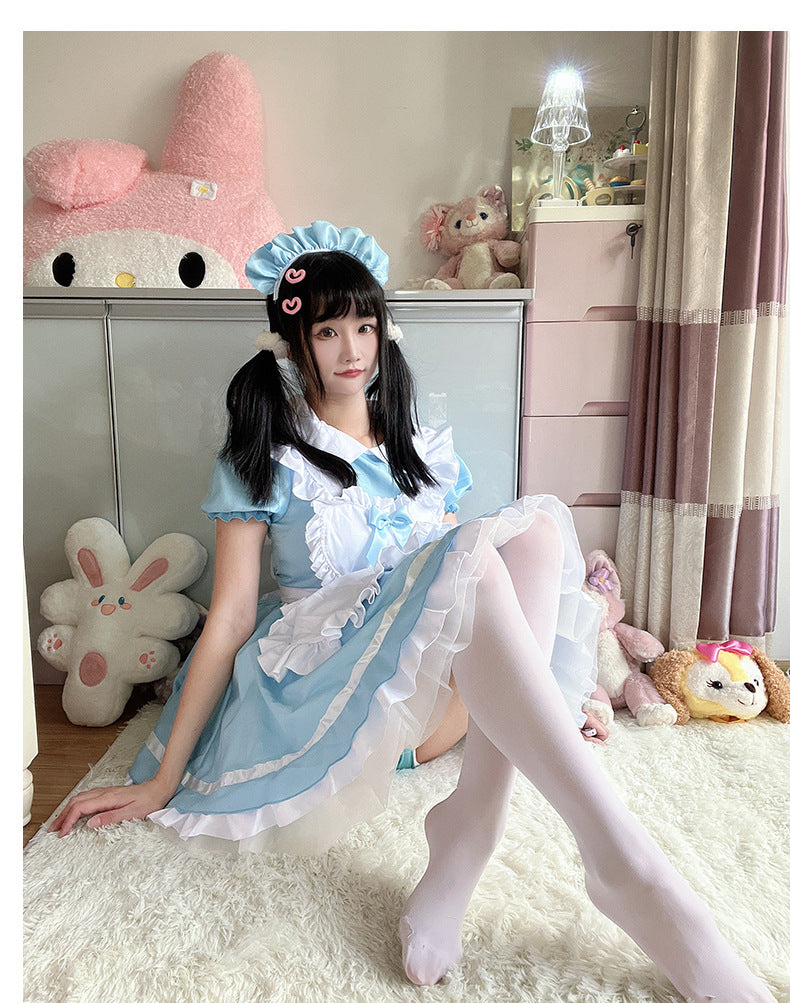 Japanese Sweet Love Maid Costume - Cosplay Anime Game Role-Playing Soft Sister Maid Uniform