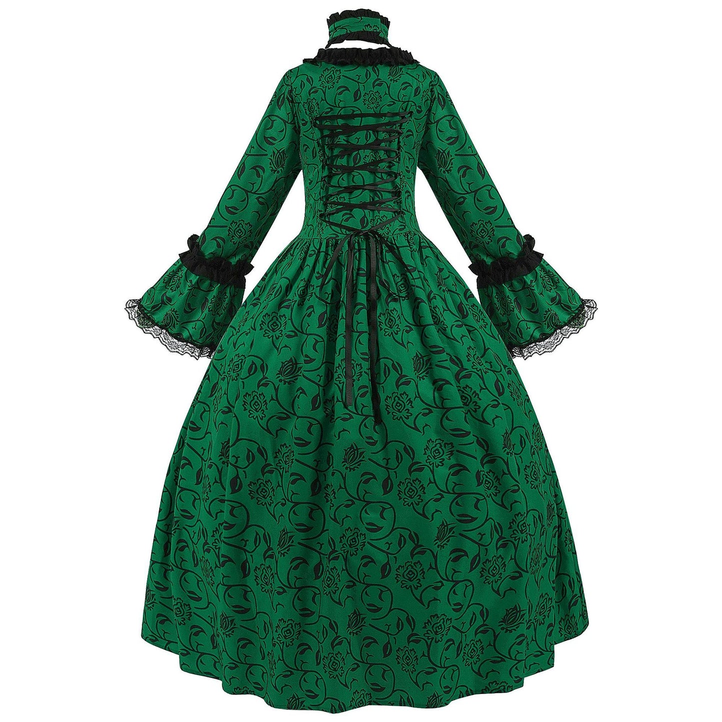 Renaissance Medieval Victoria Women Party Dress Palace Retro Skirt