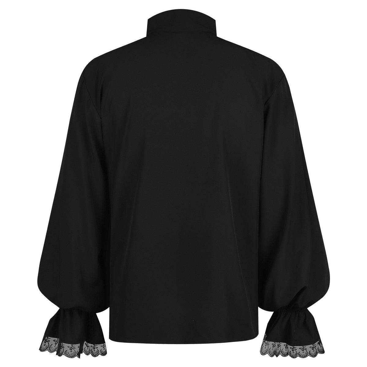 Men's Gothic Victorian Vampire Costume – Ruffle Shirt & Jacquard Pants