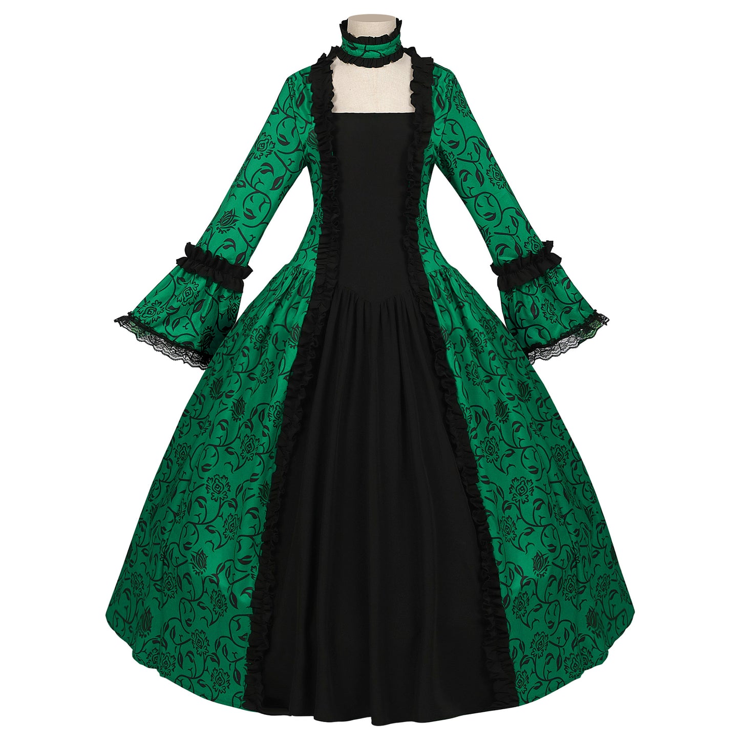 Renaissance Medieval Victoria Women Party Dress Palace Retro Skirt