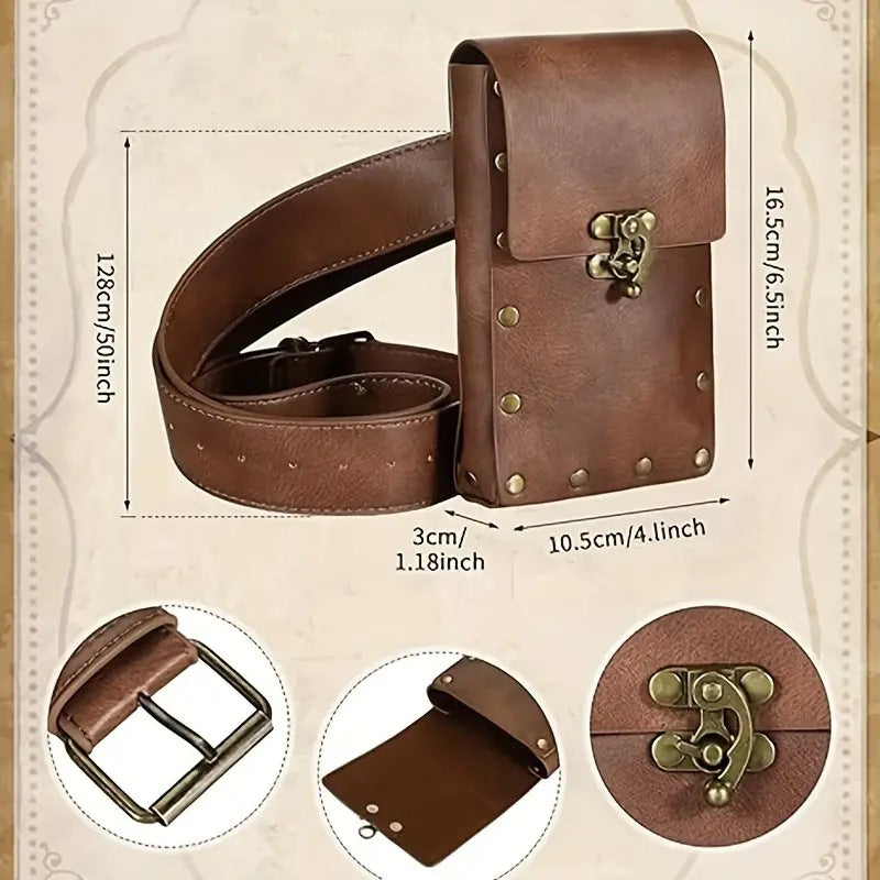 Medieval Renaissance Utility Belt & Pouch Accessories