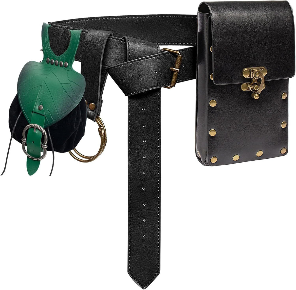 Medieval Renaissance Utility Belt & Pouch Accessories