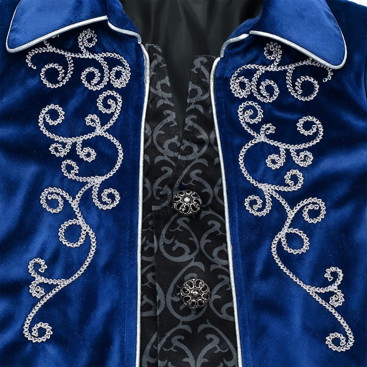 Boys Victorian Embroidered Tailcoat – Medieval Prince Costume