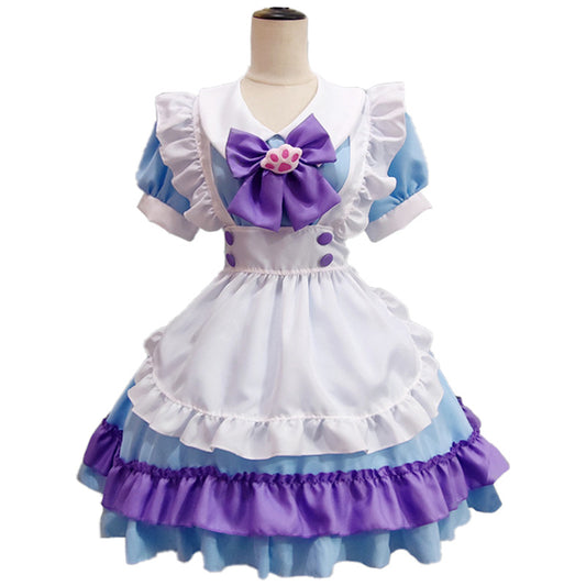 Kawaii Japanese Maid Cospaly Sweet Lolita Dress Cute Anime Maid Costume