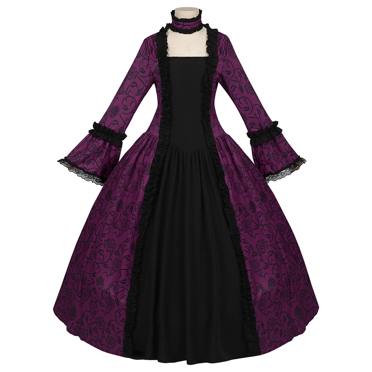 Renaissance Medieval Victoria Women Party Dress Palace Retro Skirt