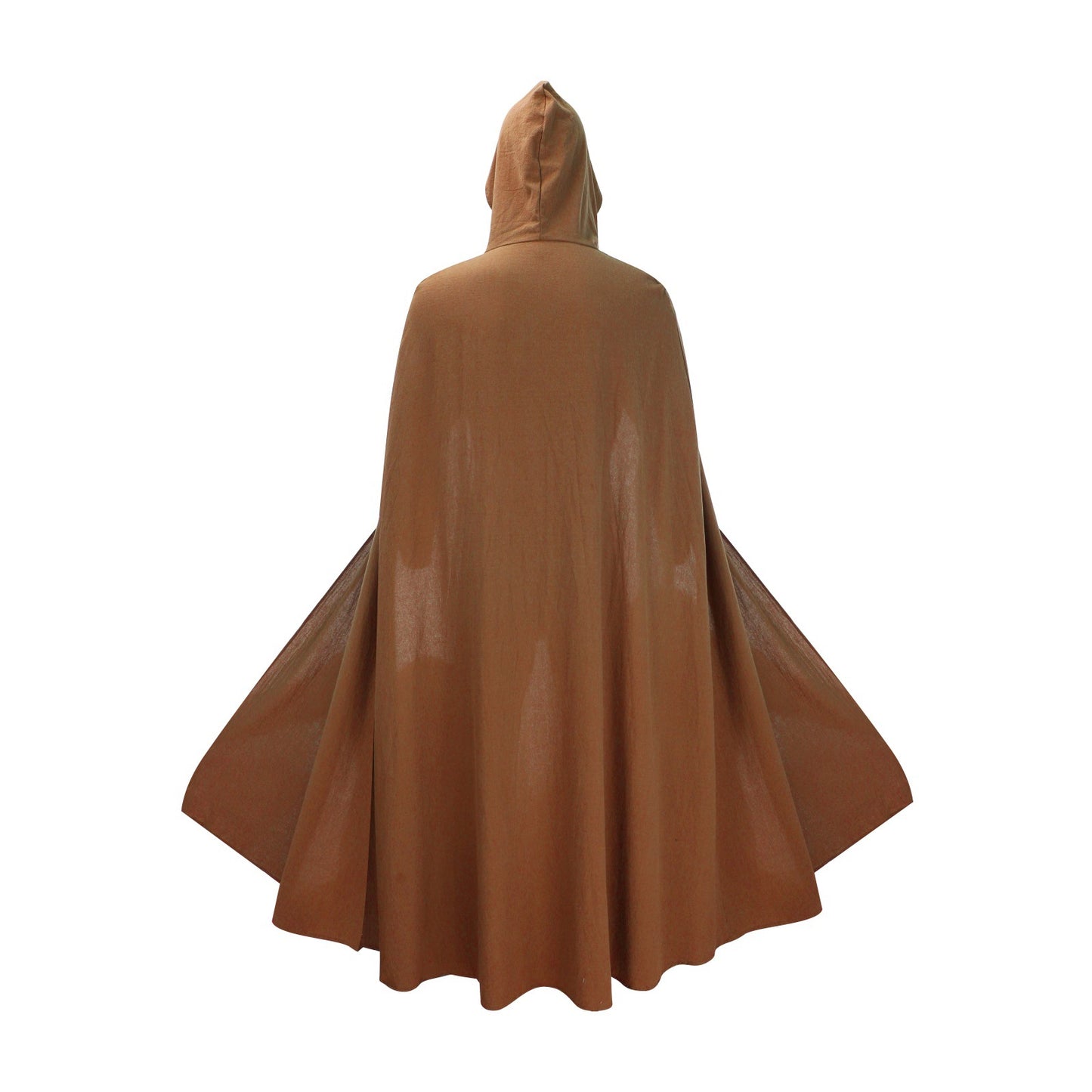 Medieval Linen Hooded Cloak Ranger Cape Viking Renaissance LARP Costume