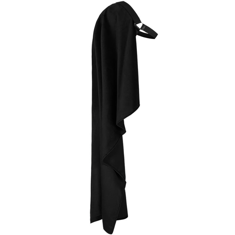 Mens Tudor Noble One Shoulder Cloak Medieval Knight Cape LARP Ren Faire