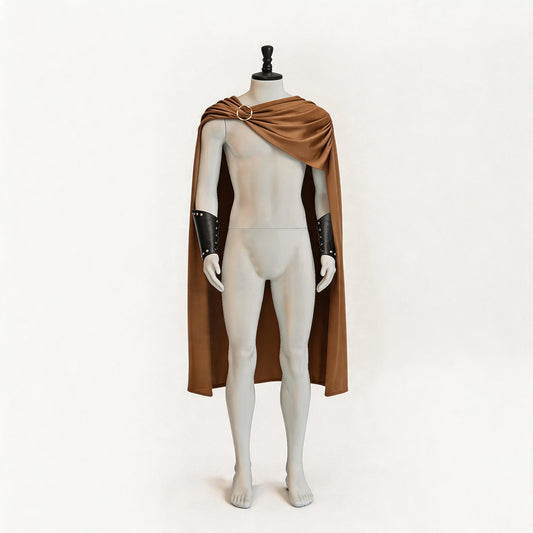 Roman Spartan Warrior Cape Gladiator Shoulder Cloak LARP Cosplay Costume