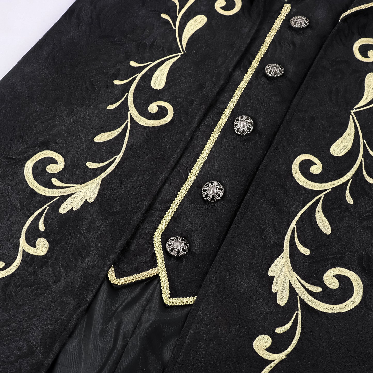 Men's Victorian Prince Long Coat Gothic Baroque Renaissance Cosplay Costume