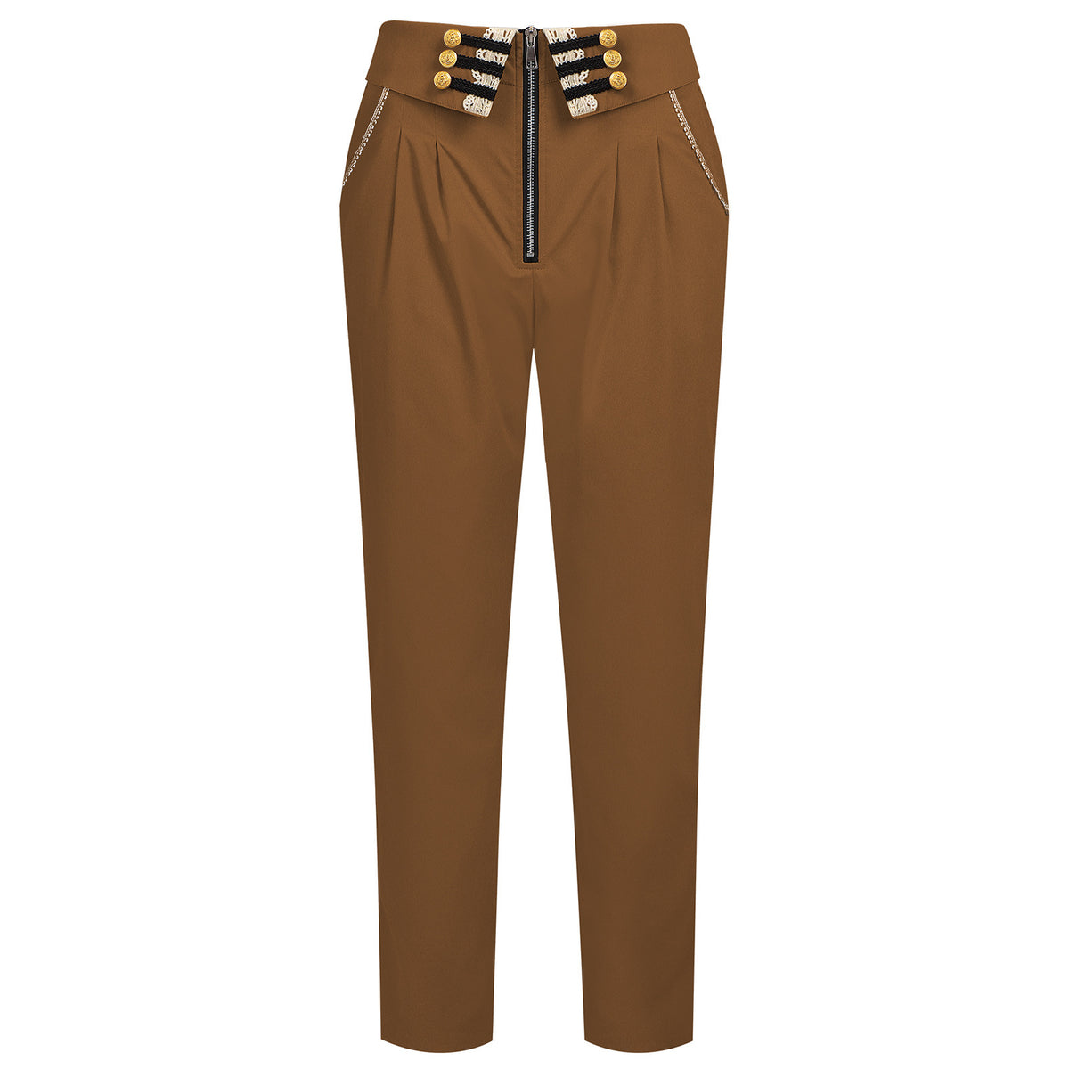 Men's Renaissance High-Waist Trousers – Victorian Steampunk Costume Pants