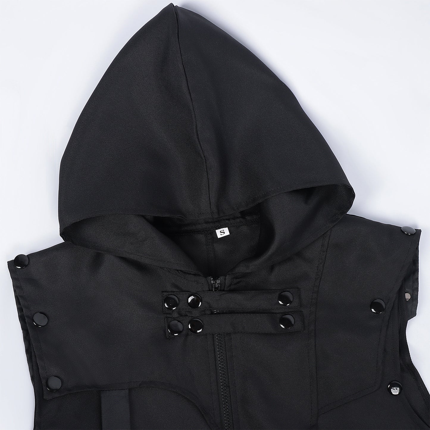 Men’s Gothic Hooded Sleeveless Coat – Punk/Steampunk Vest | S–3XL