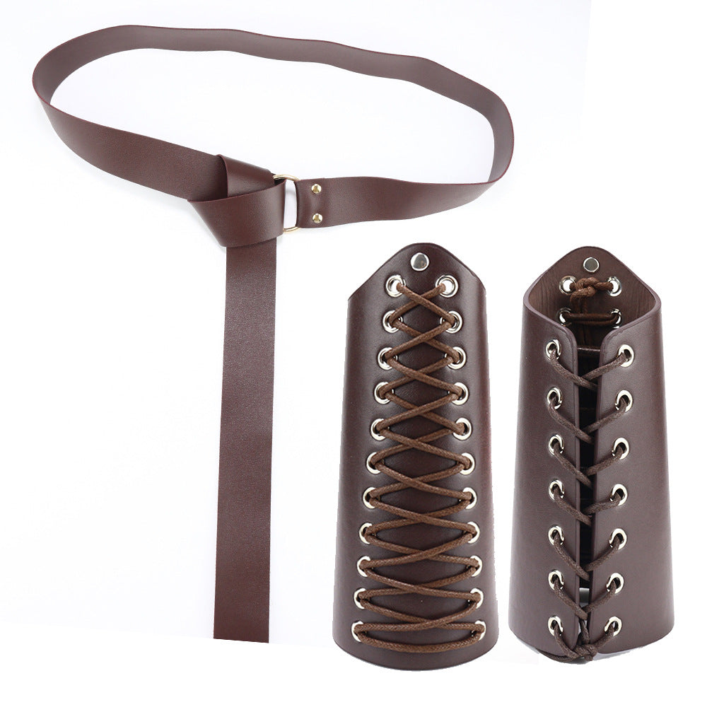Medieval Renaissance Utility Belt & Pouch Accessories