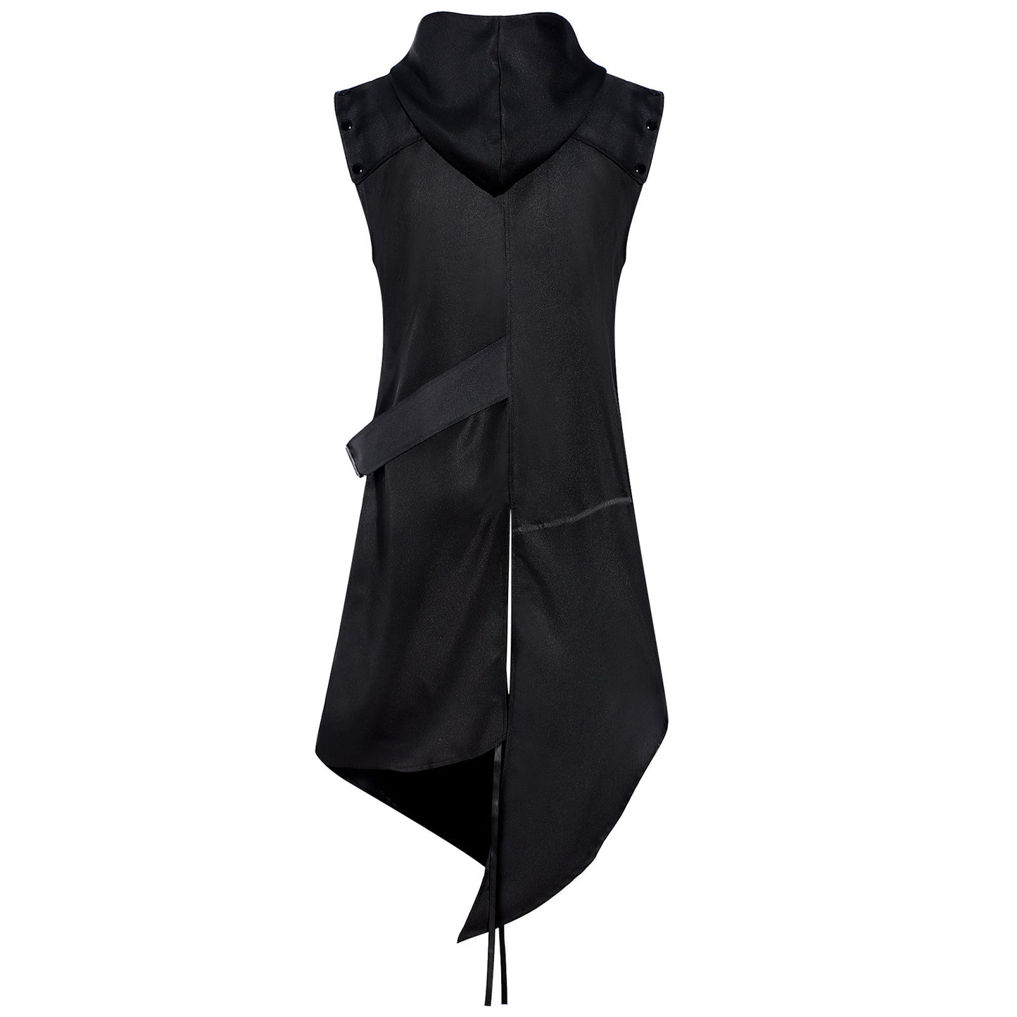 Men’s Gothic Hooded Sleeveless Coat – Punk/Steampunk Vest | S–3XL