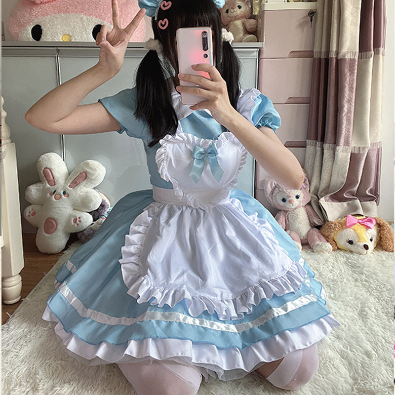 Japanese Sweet Love Maid Costume - Cosplay Anime Game Role-Playing Soft Sister Maid Uniform