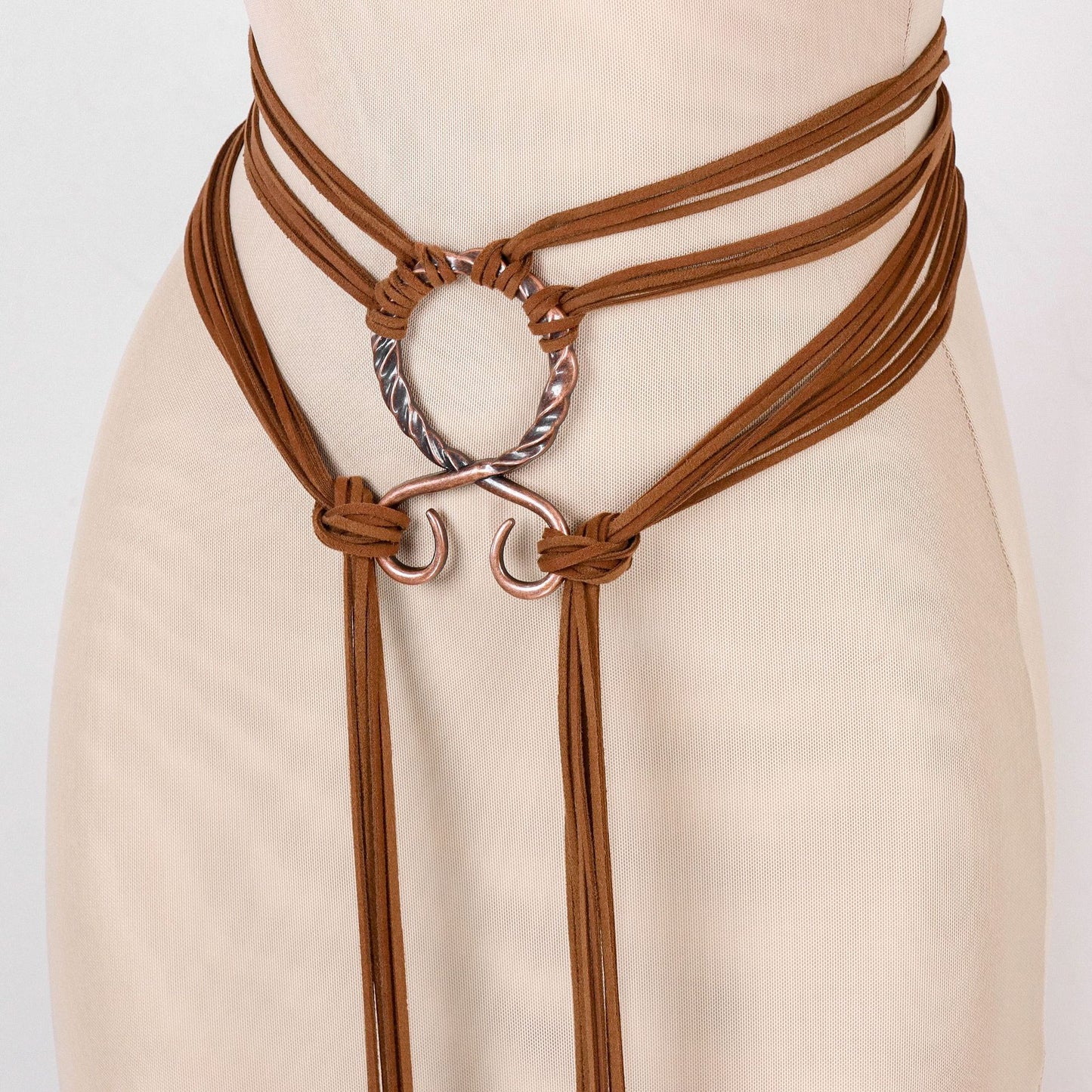 Womens Medieval Renaissance Belt Viking Dress Waist Sash Faux Leather