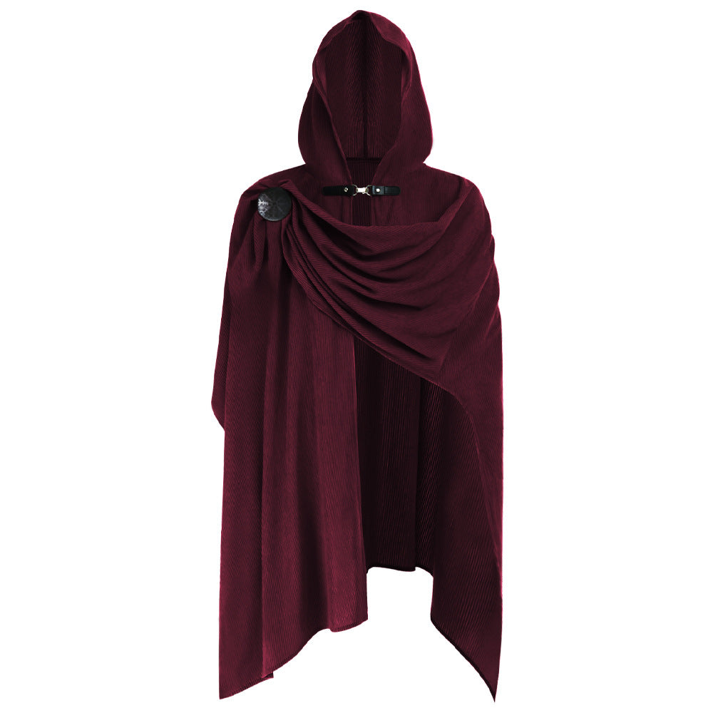 Adult Medieval Corduroy Hooded Cloak – 150CM