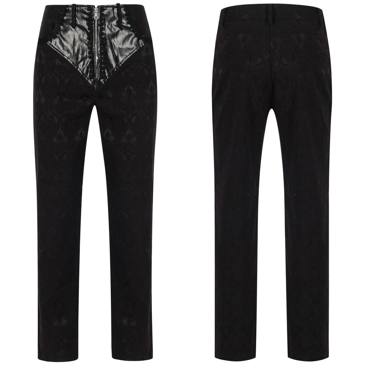 Men's Gothic Victorian Vampire Costume – Ruffle Shirt & Jacquard Pants