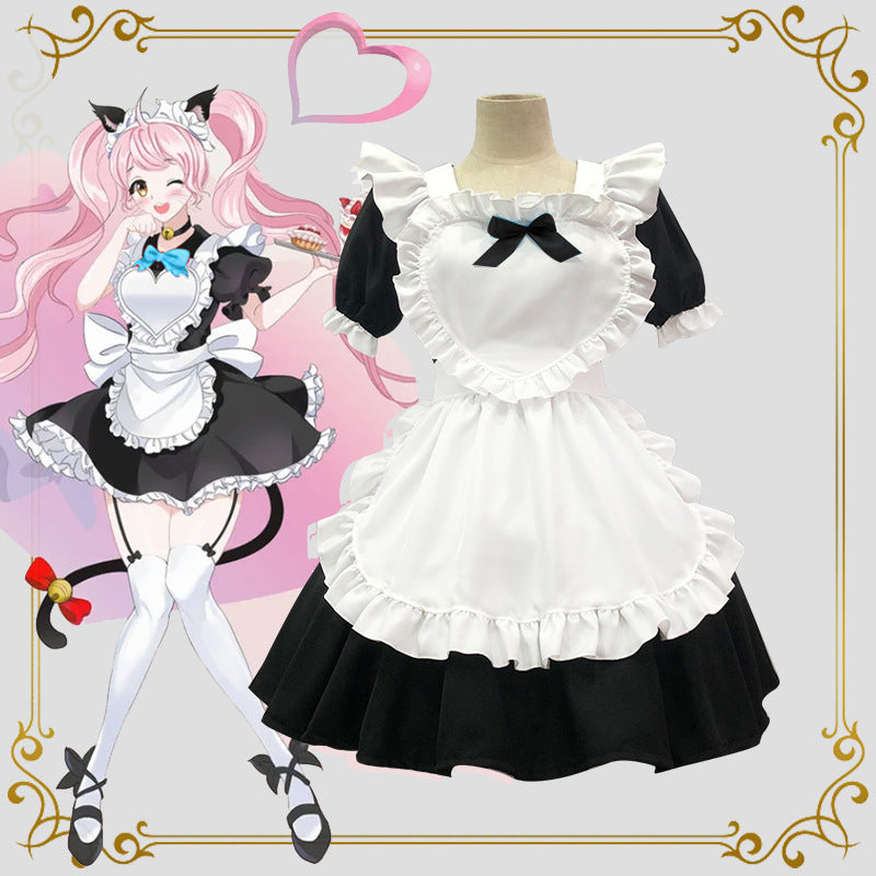 Kawaii Japanese Cospaly Sweet Lolita Dress Cute Anime Maid Costume