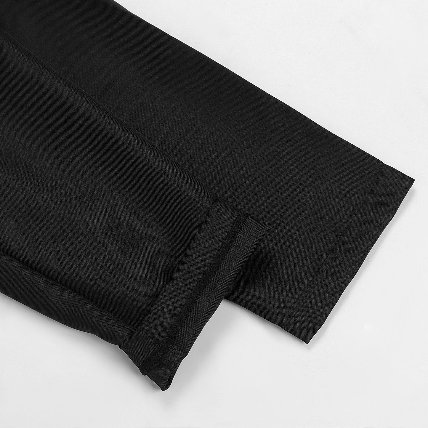 Men’s Gothic Punk Chain Long Coat Steampunk Asymmetric Jacket Medieval Cosplay Top