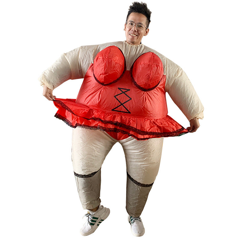 Funny Cartoon Doll Clothing, Funny Fat Doll Atmosphere Props Promotion Activity, Sumo Wrestling Inflatable Clothing, Adult