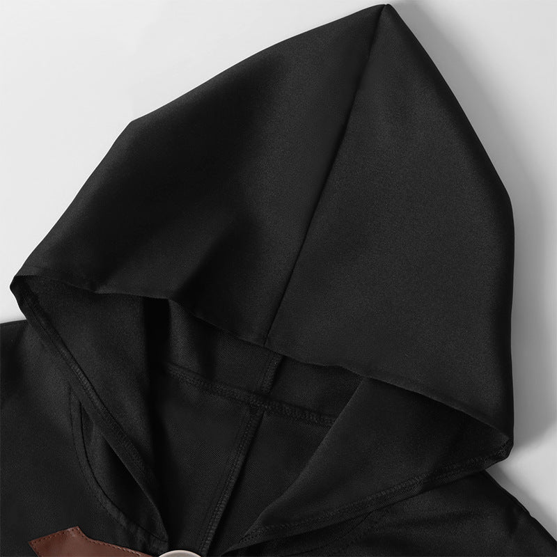 Halloween Men's Hooded Cloak - Unleash Your Inner Medieval Vampire and Pirate