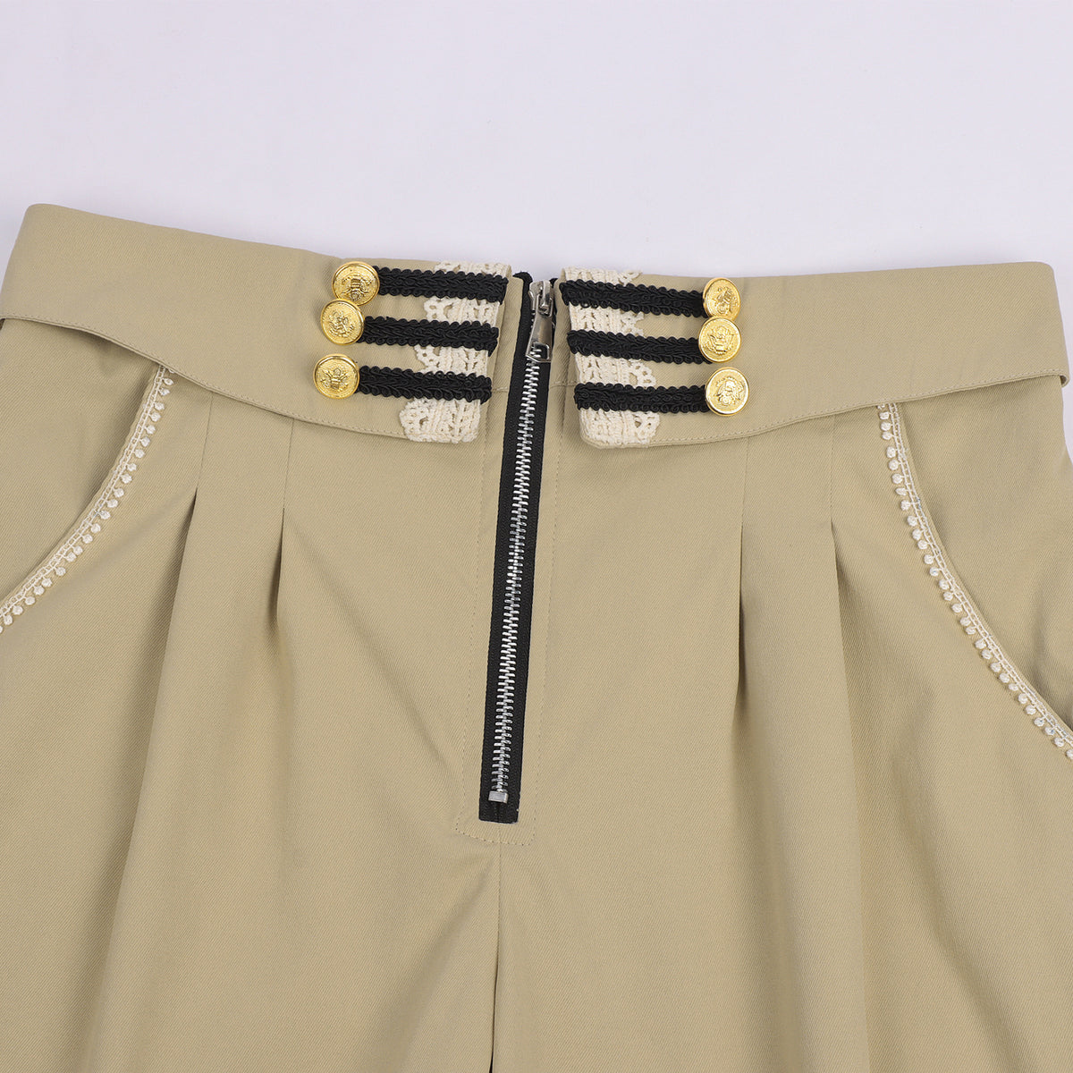 Men's Renaissance High-Waist Trousers – Victorian Steampunk Costume Pants