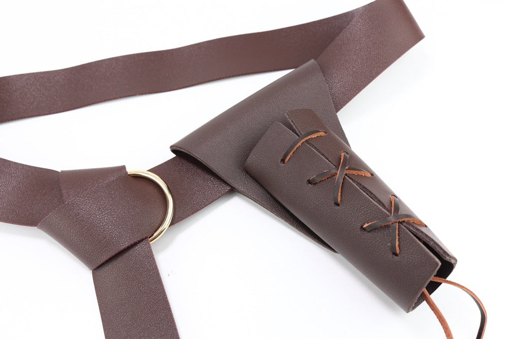 Medieval Renaissance Utility Belt & Pouch Accessories