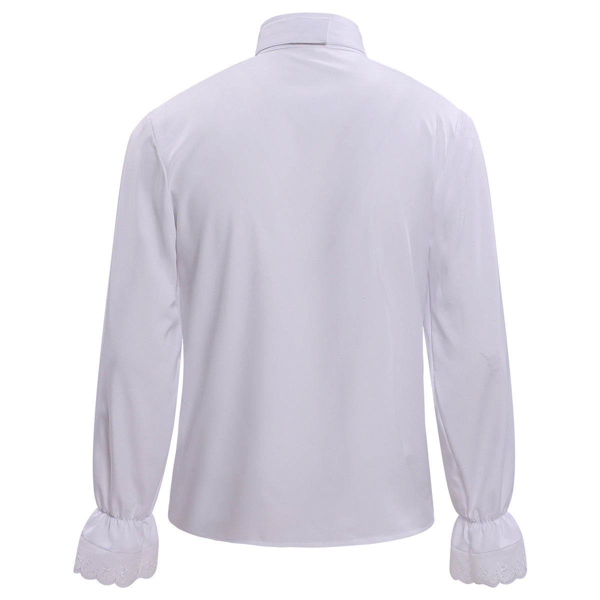 Men's Victorian Gothic Ruffle Shirt – Detachable Lace Jabot Set