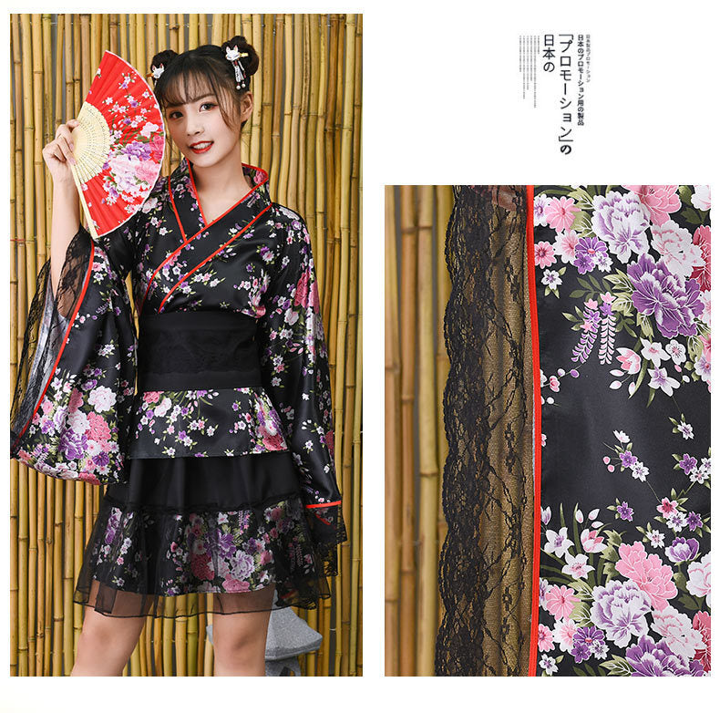 Improved Performance Japanese Kimono set for Cosplay and Anime Fans