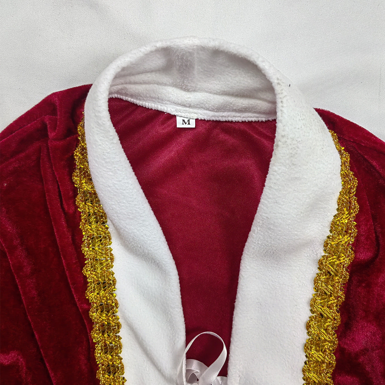 Royal King Queen Velvet Cape Medieval Prince Cloak Halloween Cosplay Costume