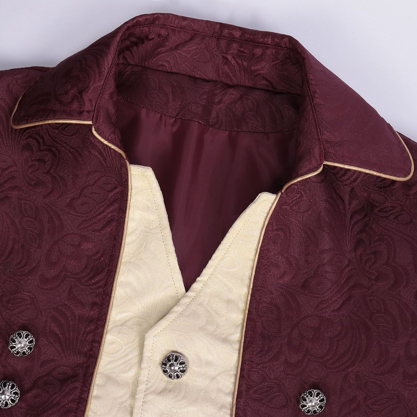 Men's Victorian Floral Tailcoat – Steampunk Gothic Costume Jacket