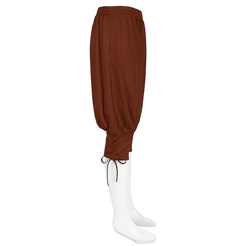 Medieval Civilian Costume Adult Renaissance Reenactment Theater Cosplay Pant Top