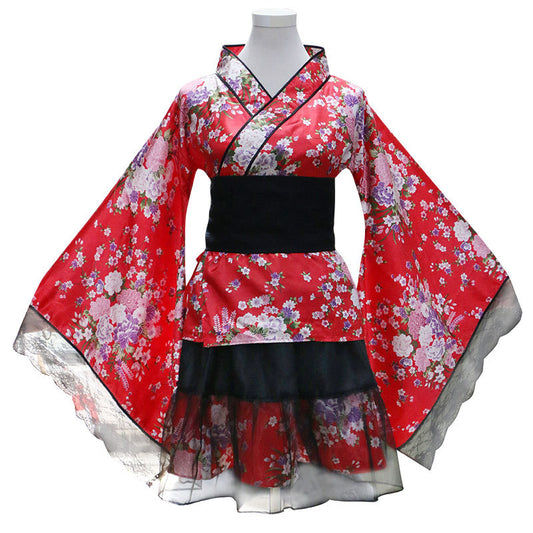 Improved Performance Japanese Kimono set for Cosplay and Anime Fans