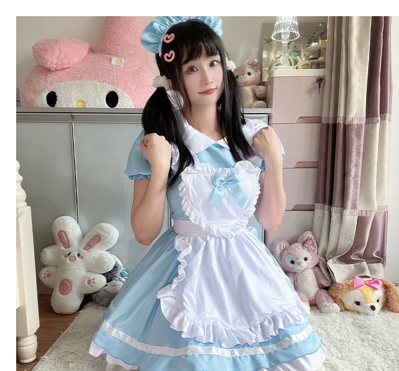 Japanese Sweet Love Maid Costume - Cosplay Anime Game Role-Playing Soft Sister Maid Uniform