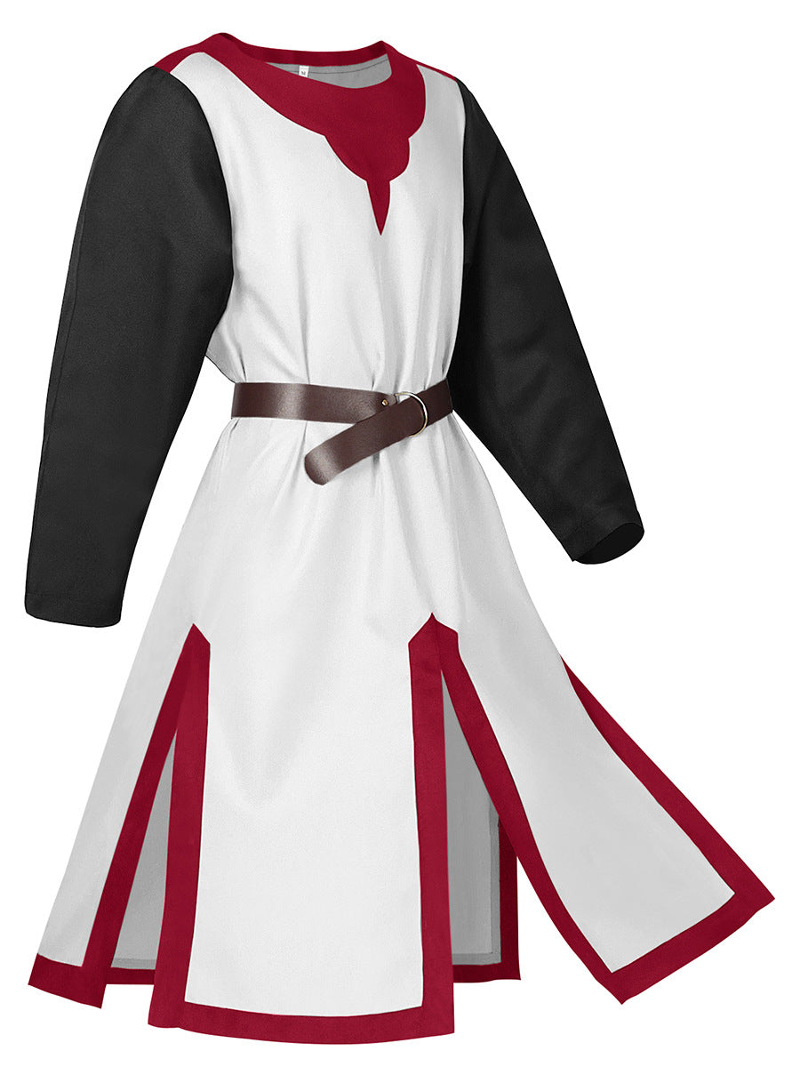 Medieval Fayre Warrior Costume: Men's Templar Tunic for LARP and Renaissance Faire Cosplay