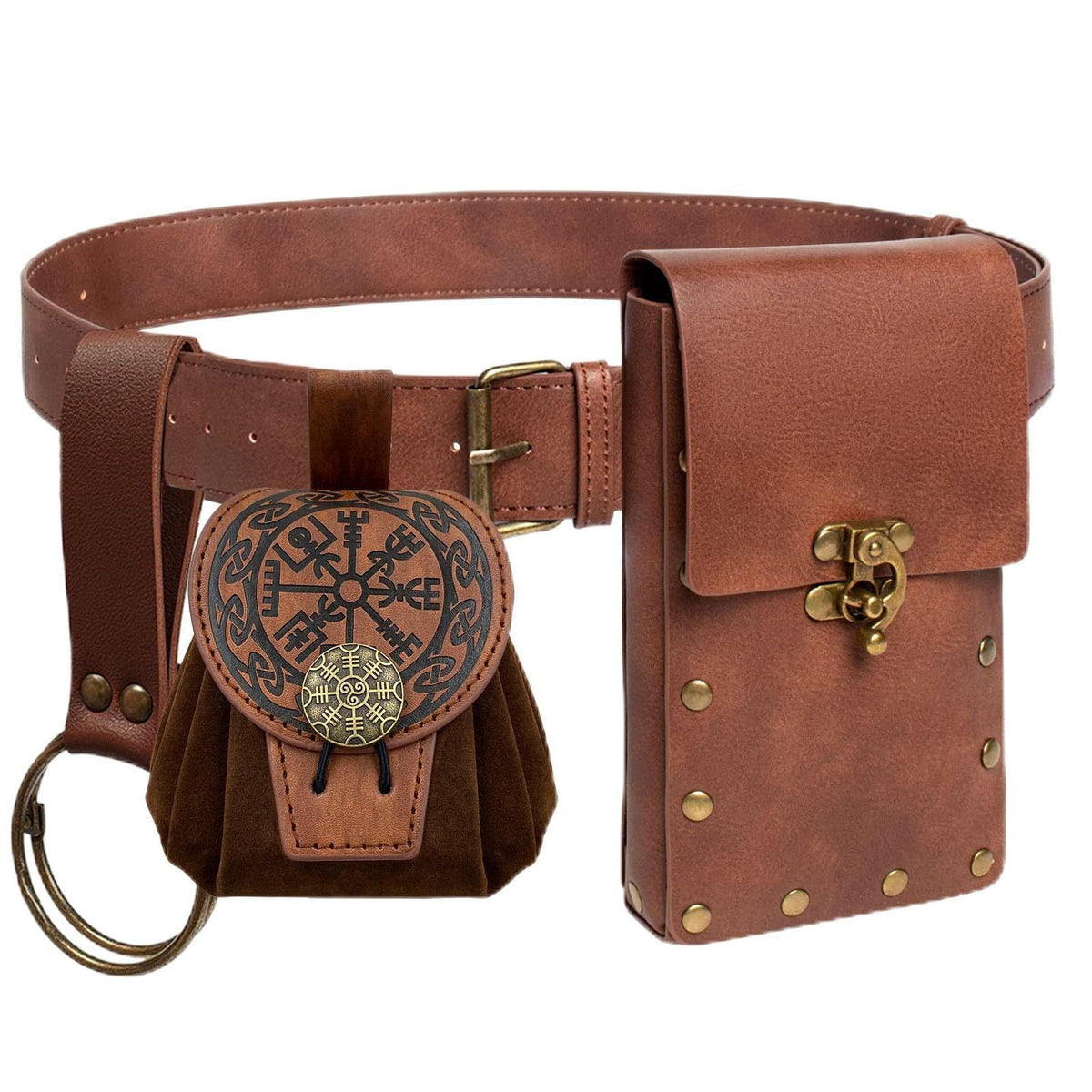 Medieval Renaissance Utility Belt & Pouch Accessories