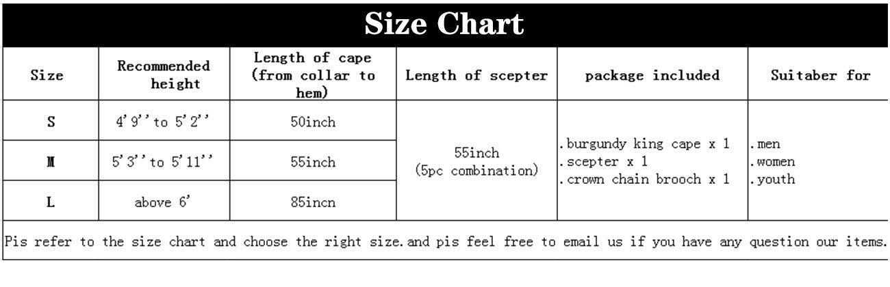 Royal King Queen Velvet Cape Medieval Prince Cloak Halloween Cosplay Costume