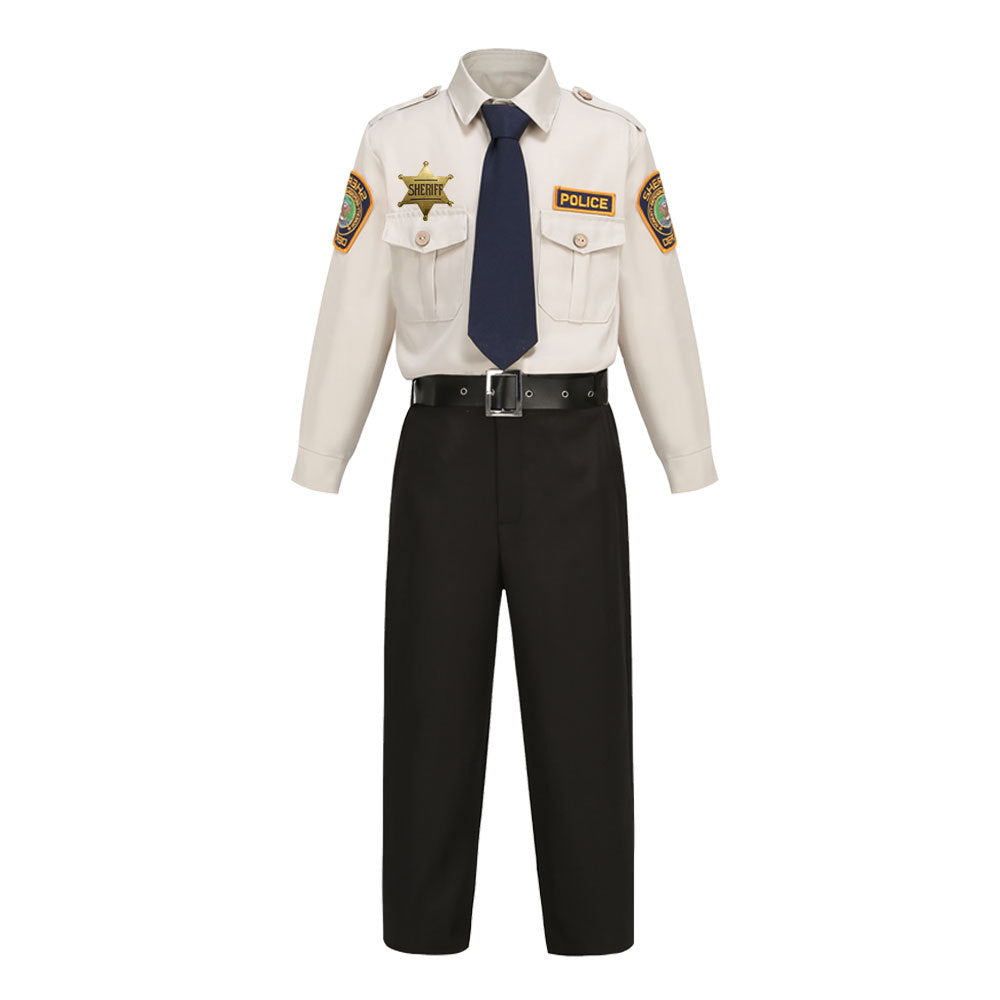 Children's Police Cosplay Carnival Sheriff  Uniform Costumes for Kid