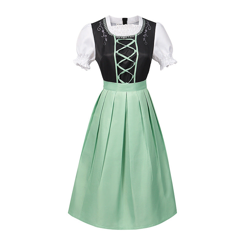 Oktoberfest Bavarian Traditional Beer Maid Costume Women's Dress