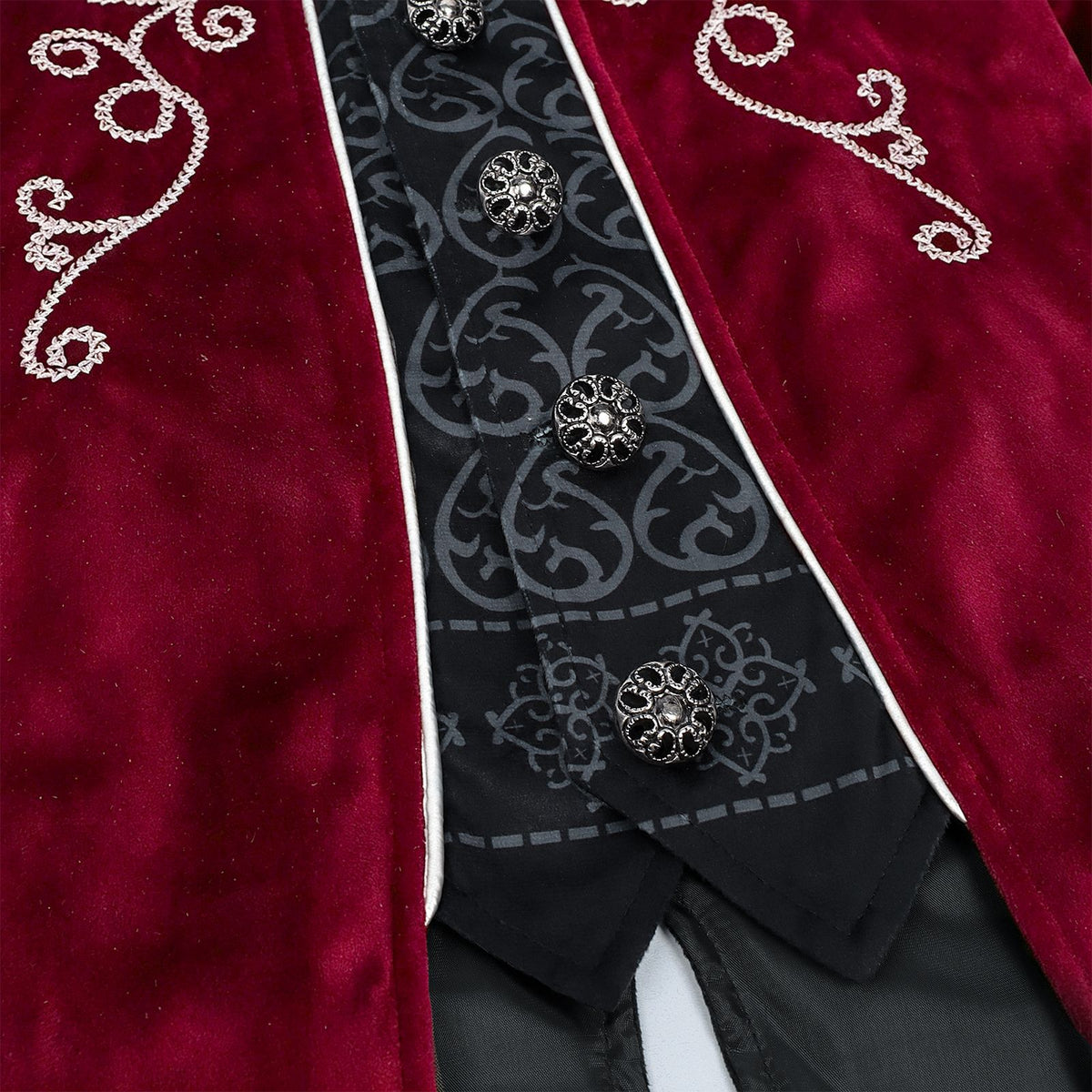 Boys Victorian Embroidered Tailcoat – Medieval Prince Costume