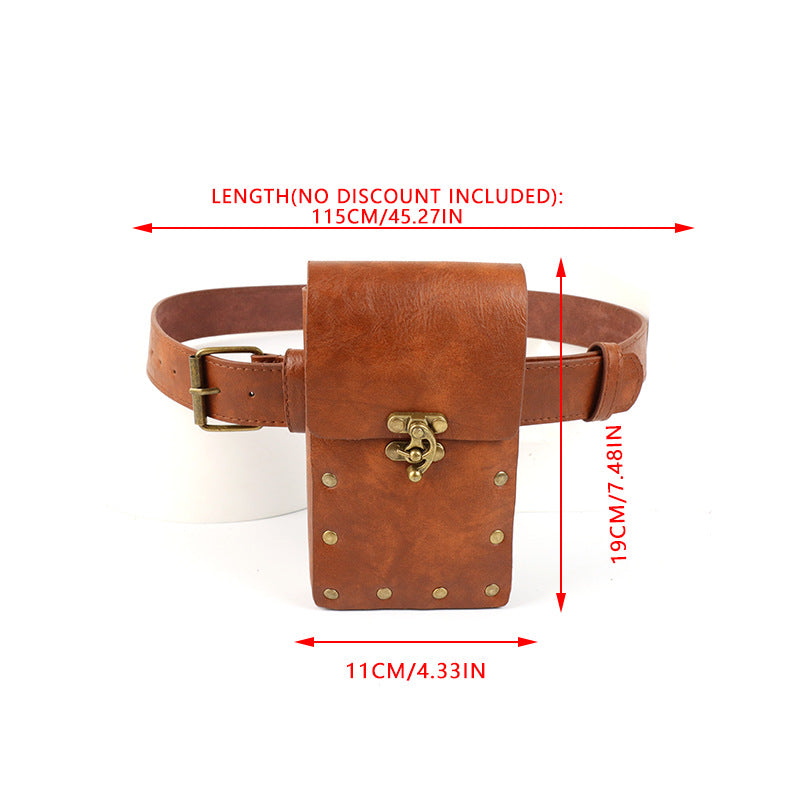 Medieval Renaissance Utility Belt & Pouch Accessories