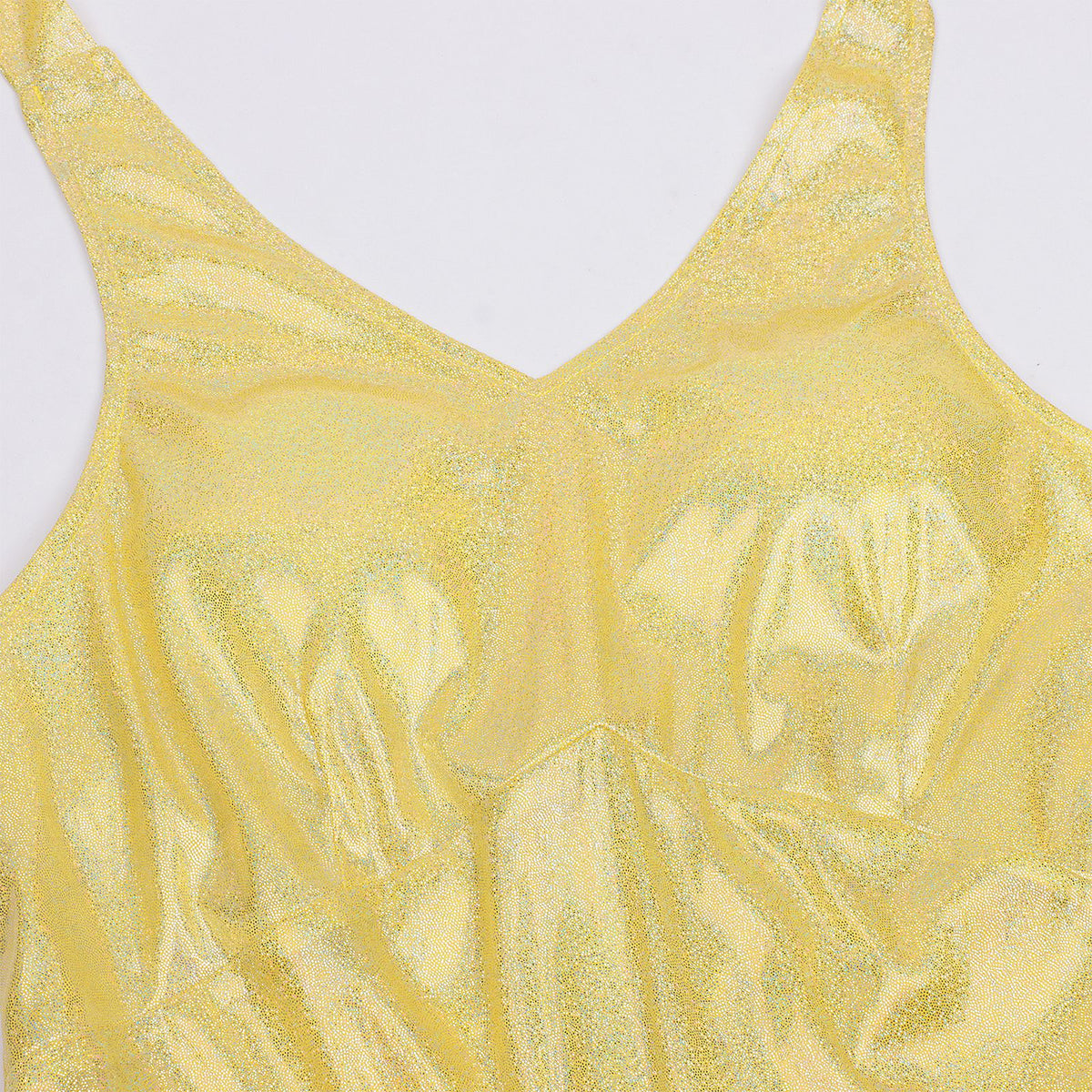 Women's 70s Disco Metallic Flared Jumpsuit – Retro Costume