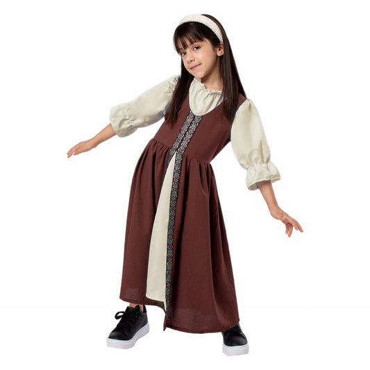 Kids Medieval Renaissance Peasant Costume – Girl & Boy Sets