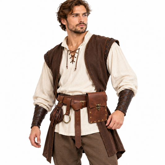 Medieval Renaissance Utility Belt & Pouch Accessories MEEJOY