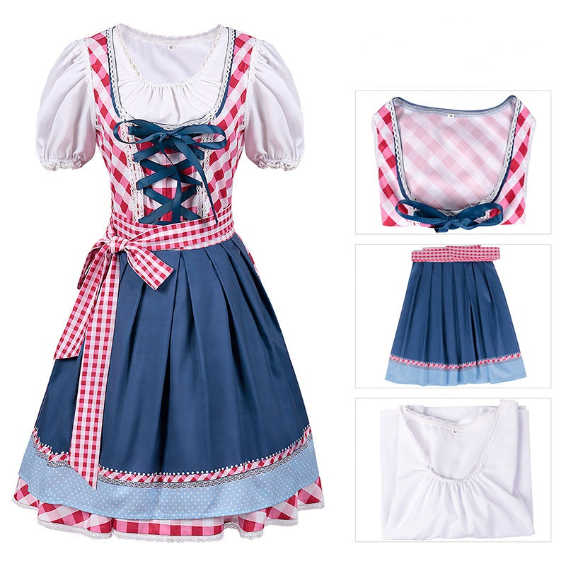 Dirndl Dress Bavarian German Traditional Oktoberfest Clothing for Women and Men