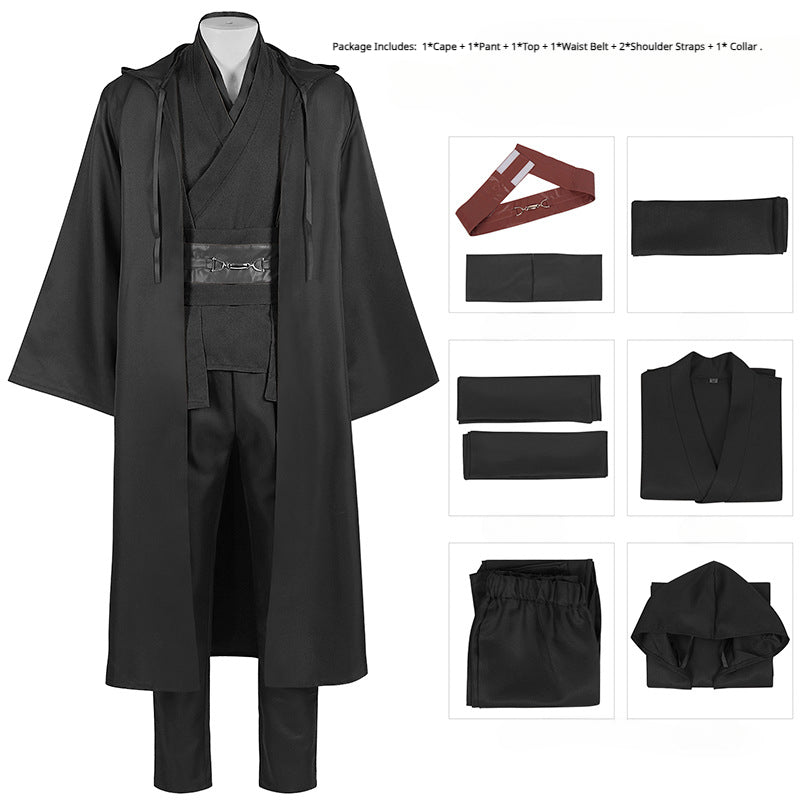 Luke Cloak Robe Anakin Cloak Knight Halloween Cosplay Costume