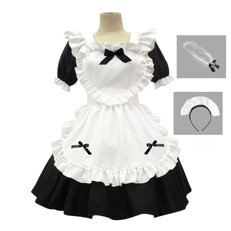 Kawaii Japanese Cospaly Sweet Lolita Dress Cute Anime Maid Costume