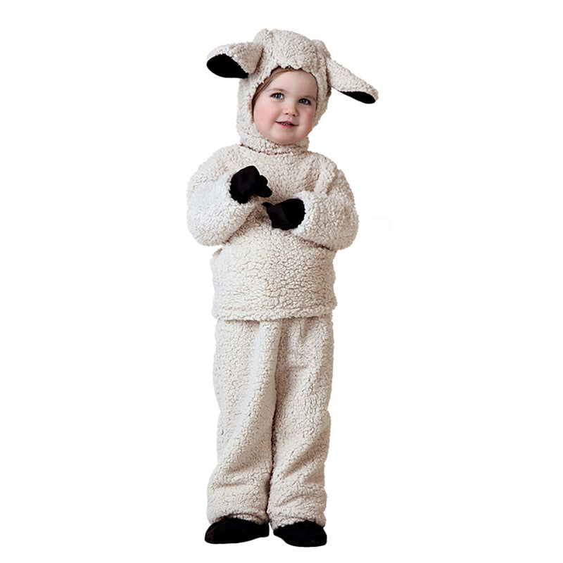 Kids Sheep Lamb Costume Farm Animal Book Week Fancy Dress Set