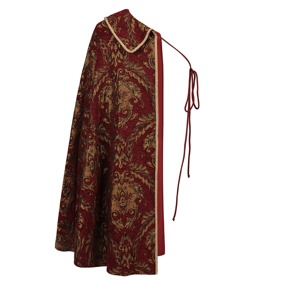 Medieval Renaissance Tudor King Half Shoulder Cloak Noble Ren Faire Costume